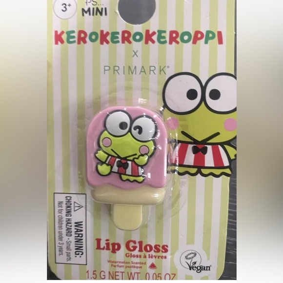 Hello Kitty Keroppi x primark Lip Gloss .05oz new in box - Picture 1 of 3